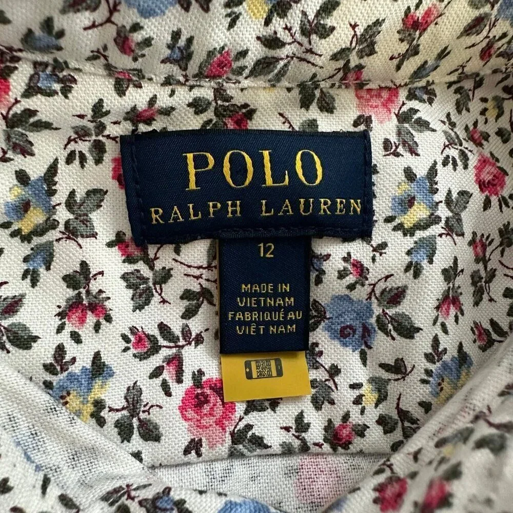 Polo Ralph Lauren floral belted shirt dress